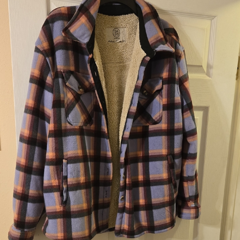 Women's Plaid Fleece Jacket
